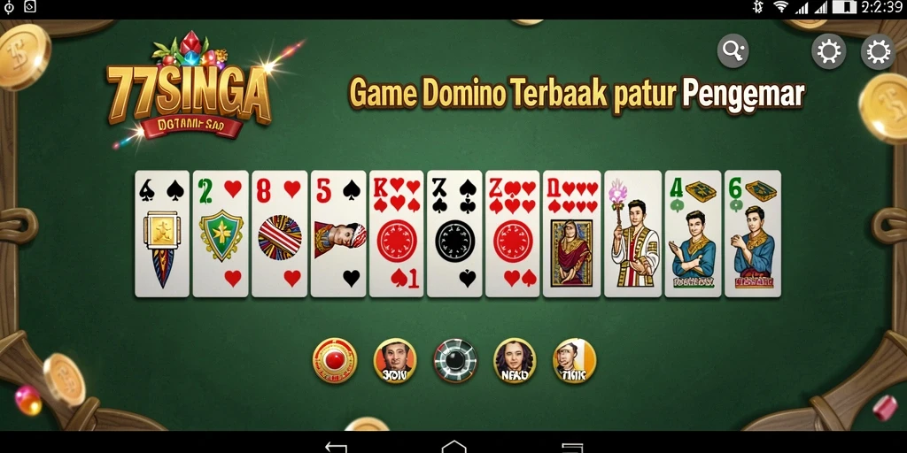 Screenshot gameplay menampilkan pertarungan seru di 77SINGA.