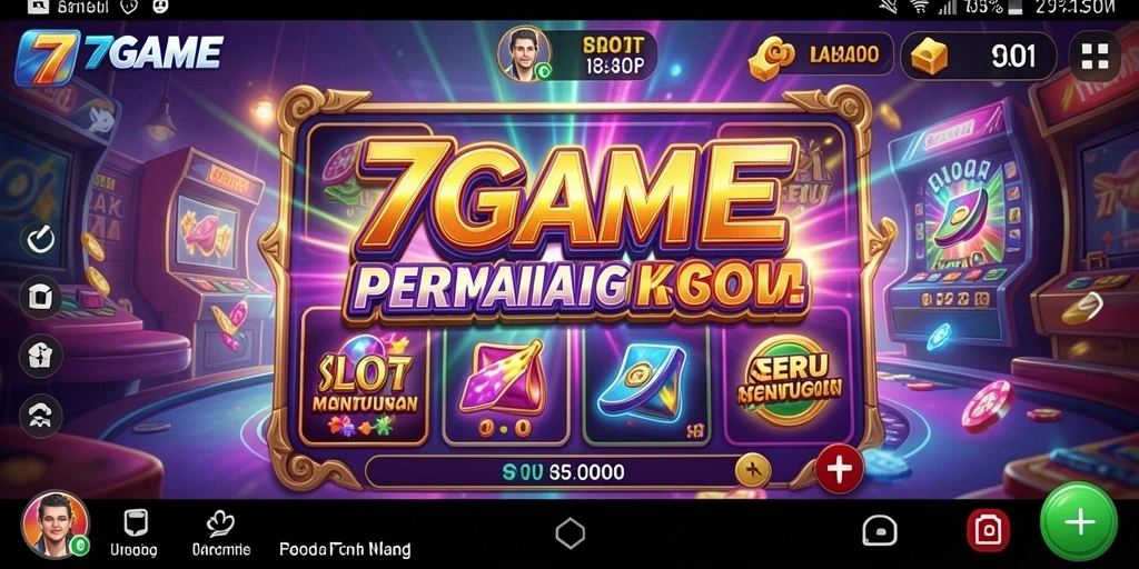 Tampilan gameplay Slot seru di 7GAME.