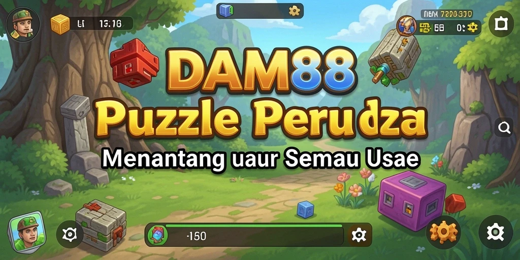 Tangkapan layar game DAM88 menunjukkan gameplay puzzle yang menantang dan seru.