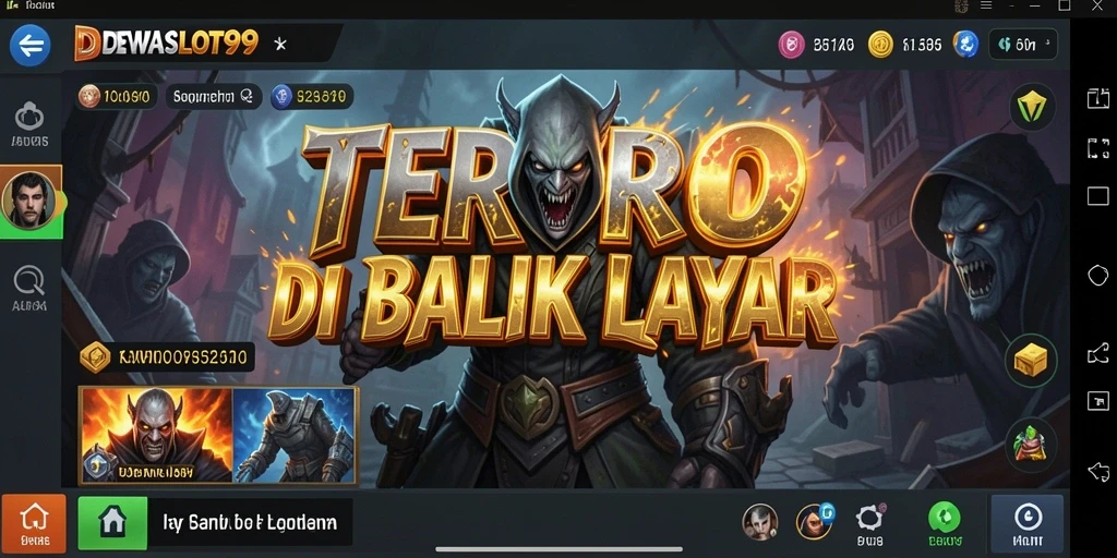 Tampilan gameplay seram dari DEWASLOT99.
