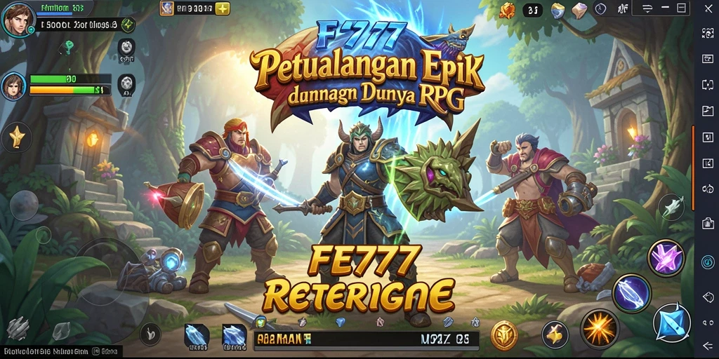 Gameplay FE777 dengan pertarungan seru dan visual menawan.