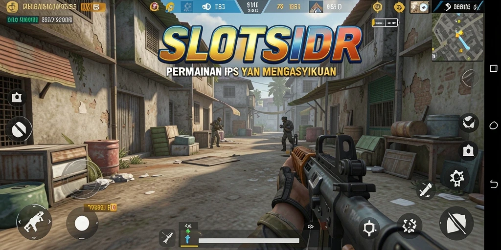 Screenshot gameplay SLOTSIDR yang menampilkan aksi tembak-menembak yang mendebarkan.